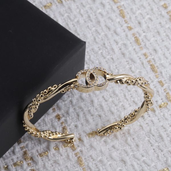 18K CC Diamond Chain Bracelet - Image 4