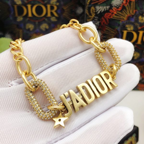 18K CD J'adior Chain Link Bracelet - 图片 3
