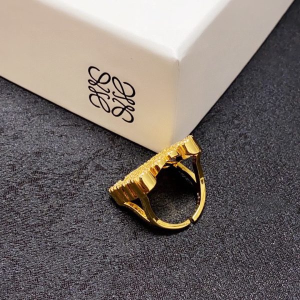 18K Anagram Crystals Ring - Image 9