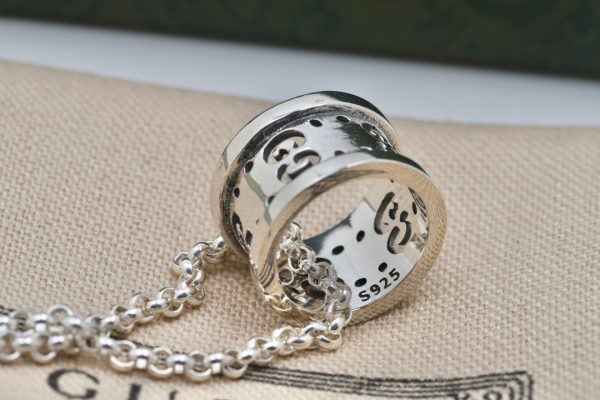 18K Double G Icon Twirl Necklace - 图片 2