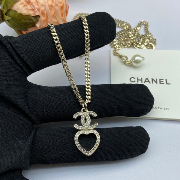 18K CC Heart Chain Necklace - 图片 4