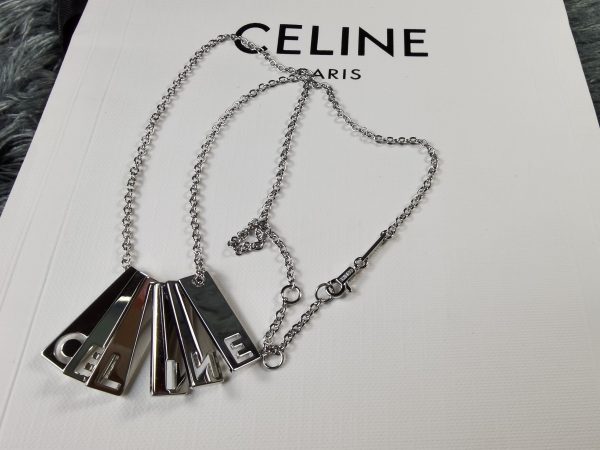 18K Triomphe Script Necklace - 图片 6