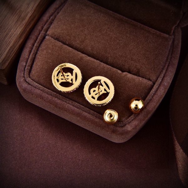 18K BB Color Crystals Earrings - Image 3