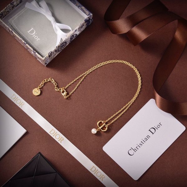 18K Petit CD Pearl Necklace - 图片 4