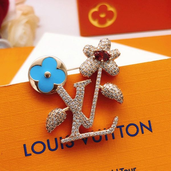 18K Louis Blooming Brooch - Image 3