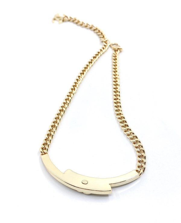 18K CC Diamonds Choker Necklace - Image 4