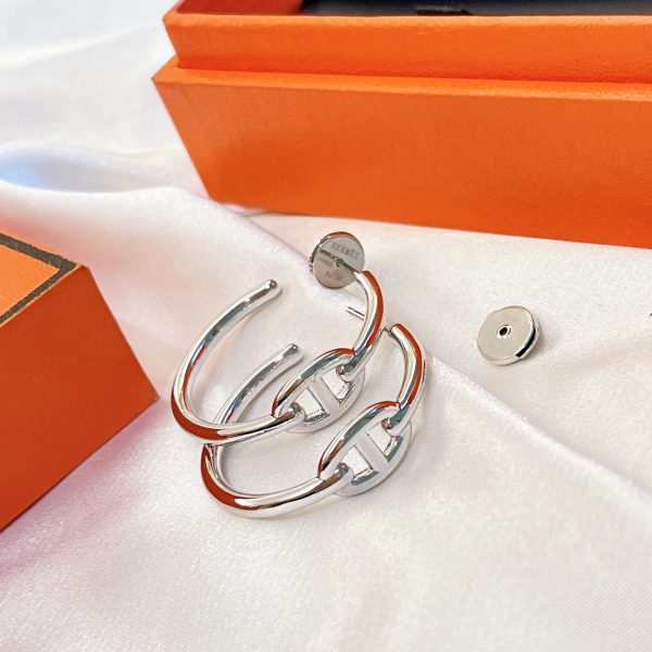 18K Chaine D'Ancre H Earrings - 图片 5