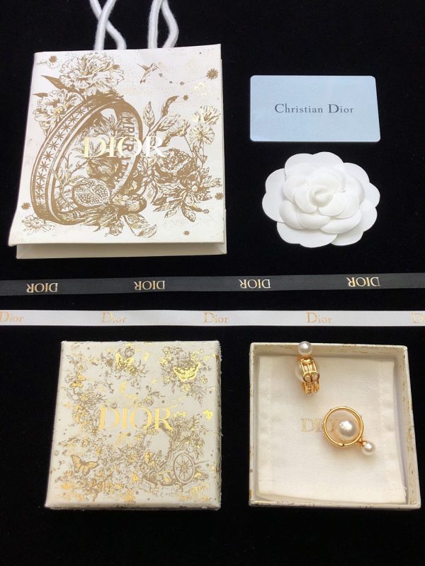 18K CD D-Backstage Earrings - 图片 6