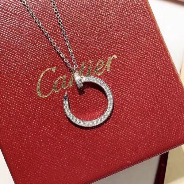 18K Juste Un Clou Diamonds Necklace - 图片 3
