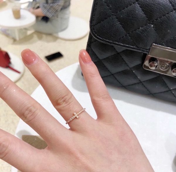 18K T Diamond Wire Ring - 图片 7