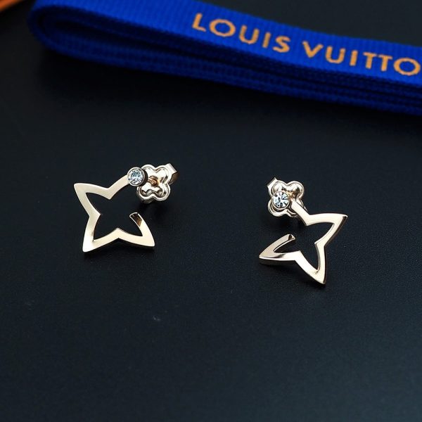 18K Louis Blossom Mini Hoops Earrings - 图片 5