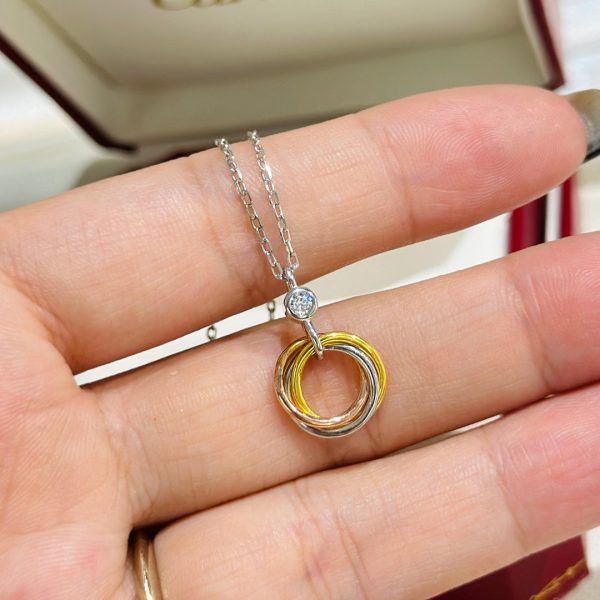18K Trinity Necklace - 图片 7