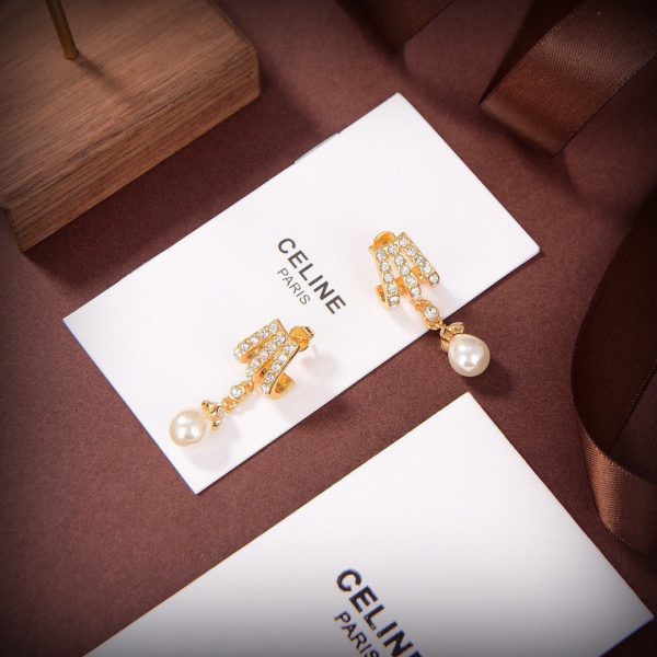 18K Triomphe Vintage Pearls Earrings - 图片 4