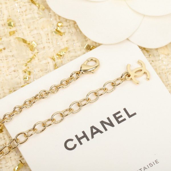 18K CC Script Necklace - 图片 6