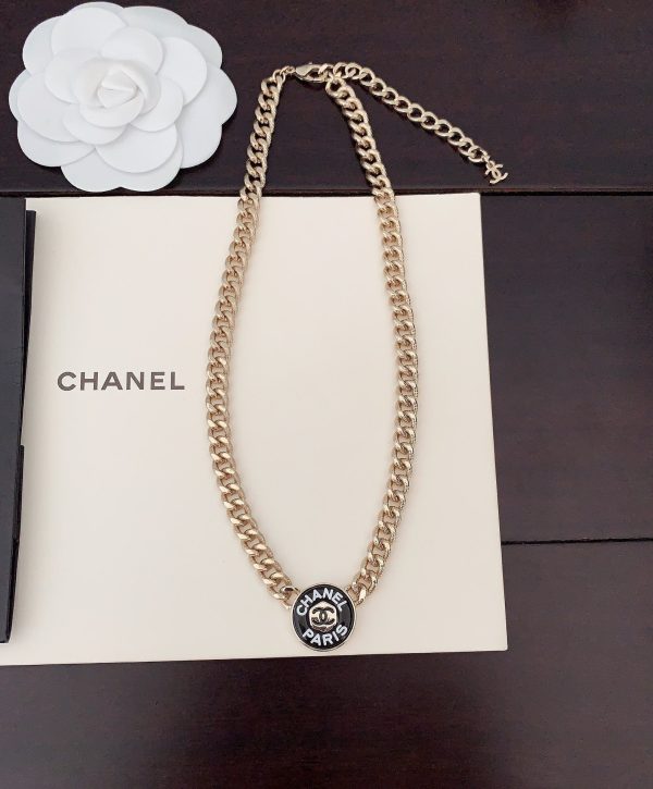 18K CC Paris Choker Necklace - Image 4