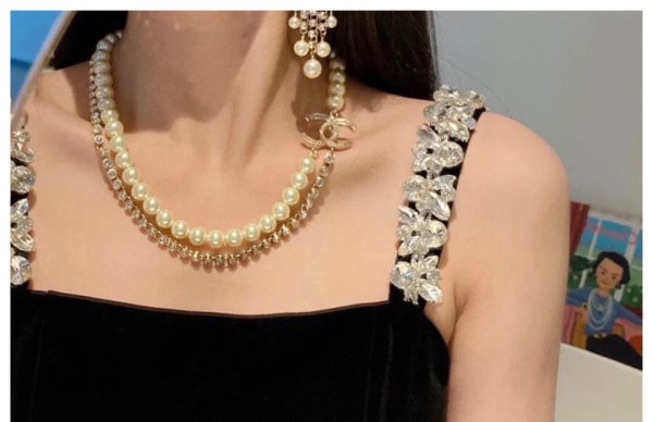 18K CC Pearls Necklace - 图片 3