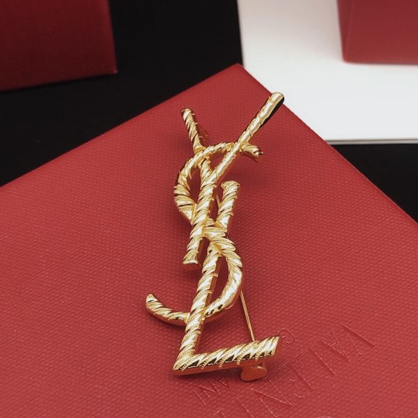18K Saint Gold Brooch - 图片 4