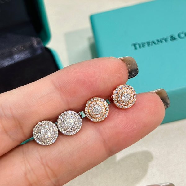 18K T Soleste Diamonds Rose Gold Earrings - 图片 4