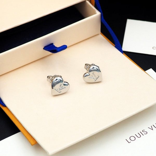 18K Louis Heart Earrings - 图片 15