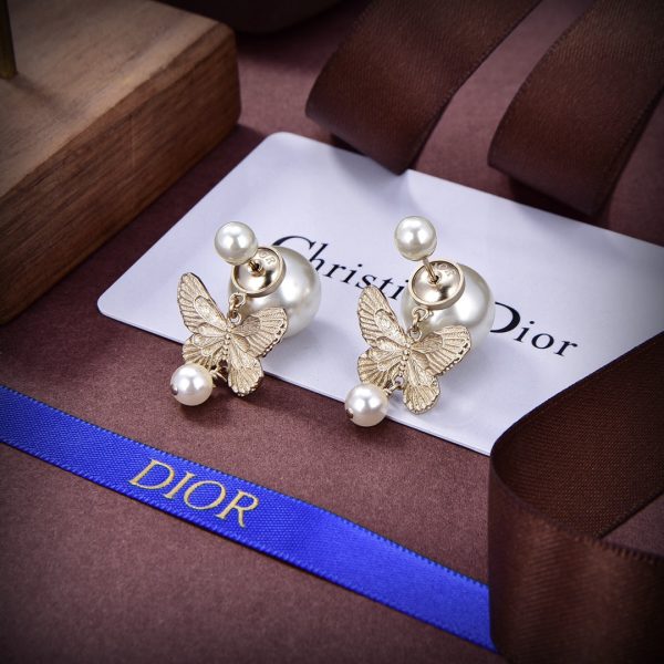 18K CD Tribales Pearl Earrings - 图片 4