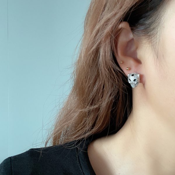 18K Panthère Earrings - 图片 3