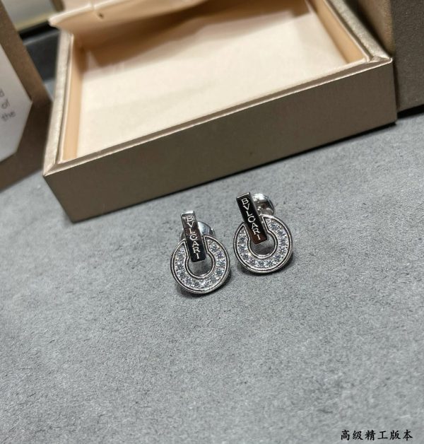 18K BV White Gold Earrings - Image 10