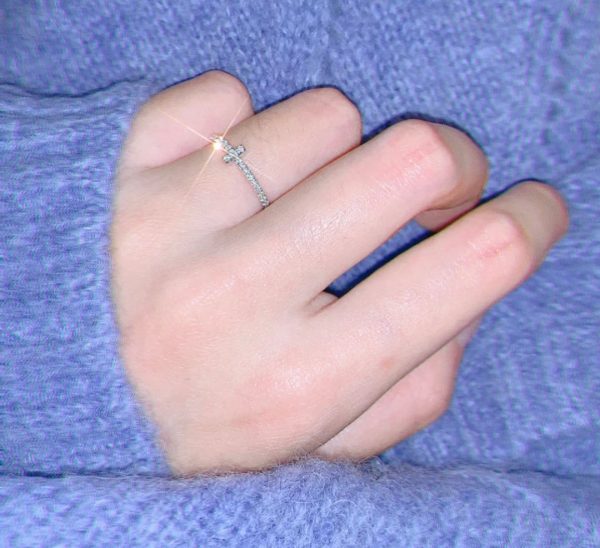 18K T Diamond Wire  Ring - 图片 4