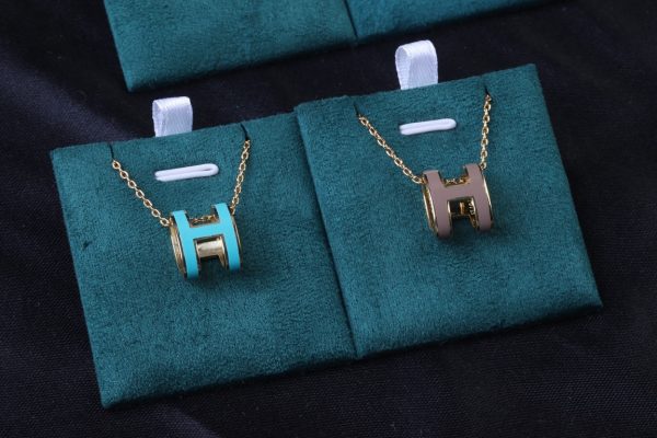 18K Mini Pop H Blue Necklace - 图片 6