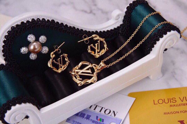 18k Louis Garden Louise Hoop Earrings - 图片 8