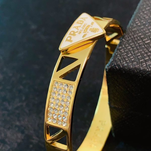 18K Pra Triangle Diamond Bracelet - 图片 5