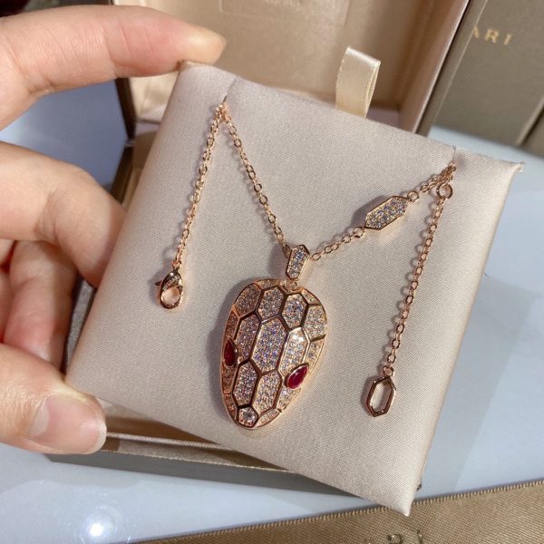 18K BV Serpenti Necklace - 图片 9
