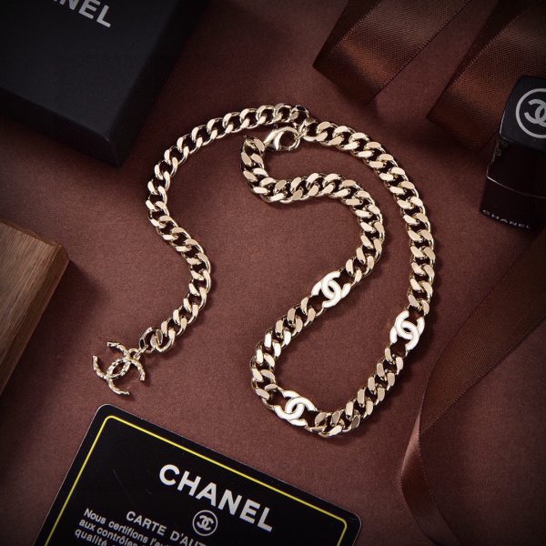 18K CC Crystals Choker Necklace - Image 2