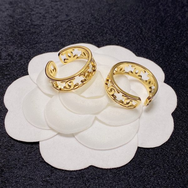 18K CC Vintage Openwork Ring - 图片 5