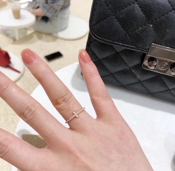 18K T Diamond Wire Ring - 图片 7