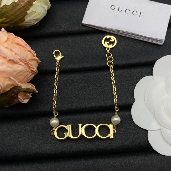 18K Double G Letter Bracelet - 图片 2