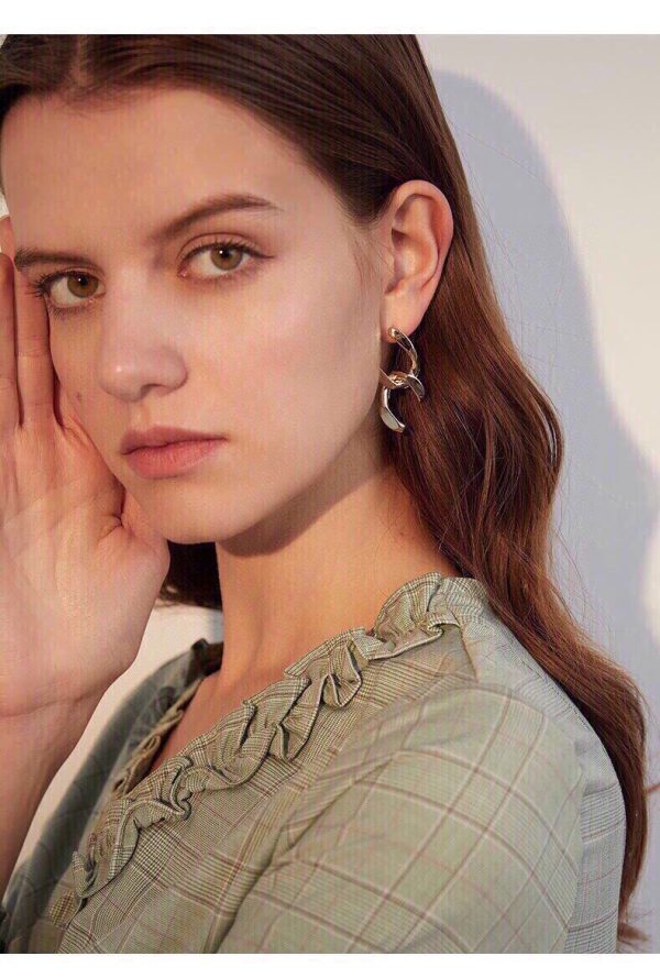 18K Triomphe Earrings - Image 2