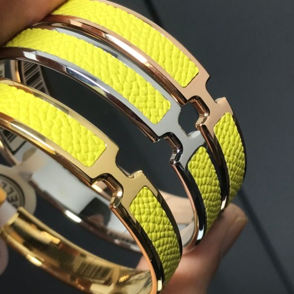 18K Olympe Yellow H Bracelet - 图片 5