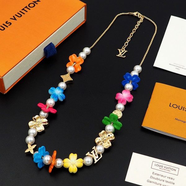 18K Louis Surfin' Flower Necklace - 图片 4
