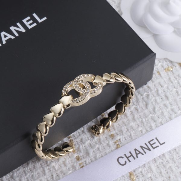 18K CC Diamond Open Bracelet - Image 2