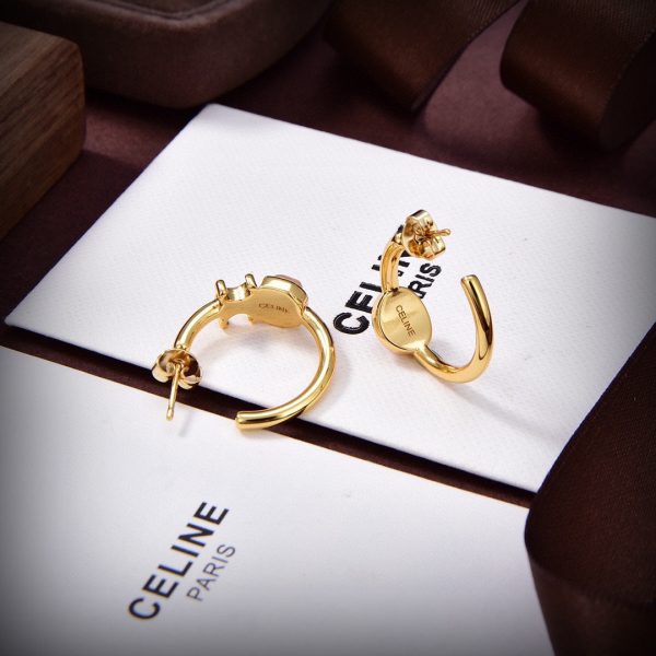 18K Triomphe Indie Hoops Earrings - Image 6