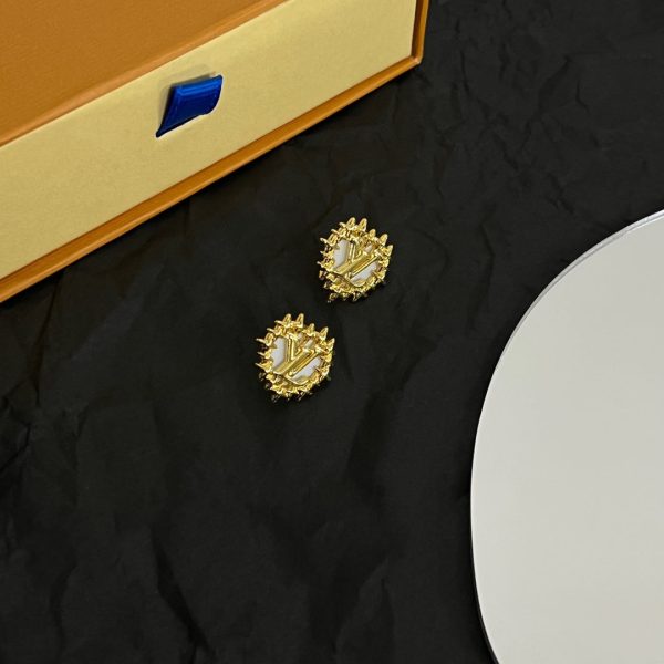 18K Louis Vintage Earrings - 图片 5