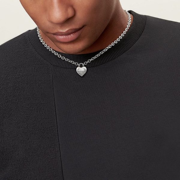 18K Return to Tiffany Full Heart Tag Chain Necklace - 图片 6