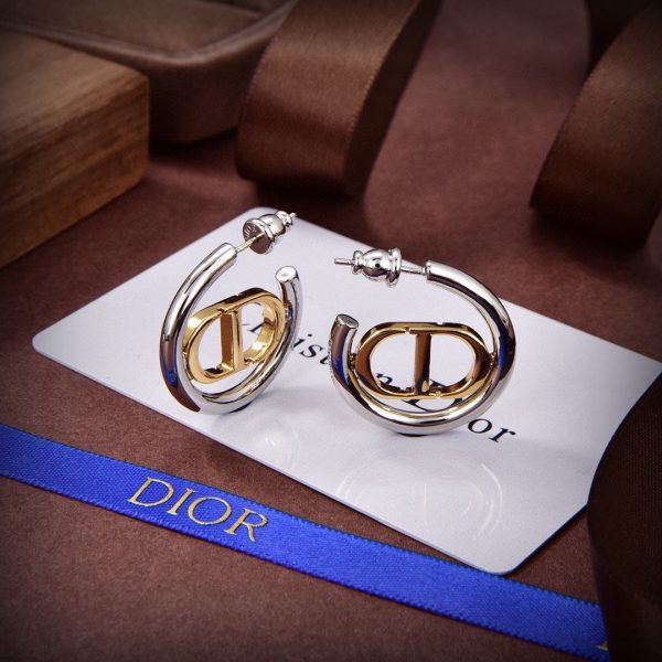 18K CD 30 Montaigne Earrings - 图片 7