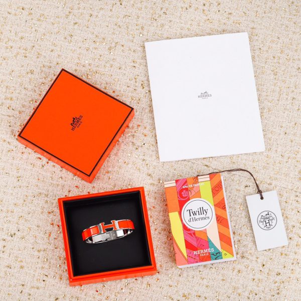 18K Clic H Orange Bracelet - 图片 7