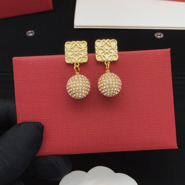 18K Anagram Diamonds Earrings - Image 6