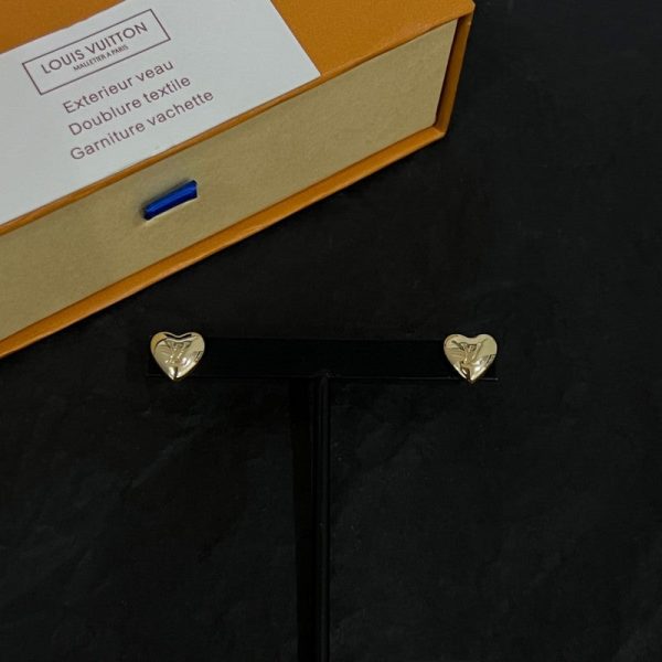 18K Louis Heart Earrings - 图片 10