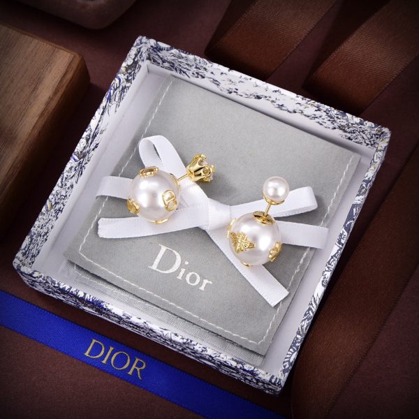 18K CD Tribales Pearl Earrings - 图片 6
