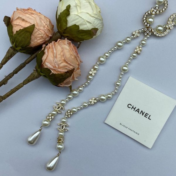 18K CC Pearl Chain Necklace - 图片 8