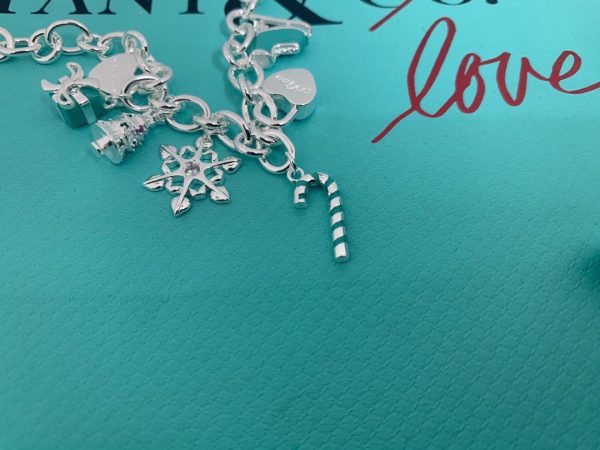 18K T Christmas Tag Bracelet - 图片 5