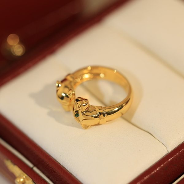 18K Panthère De Open Ring - Image 6